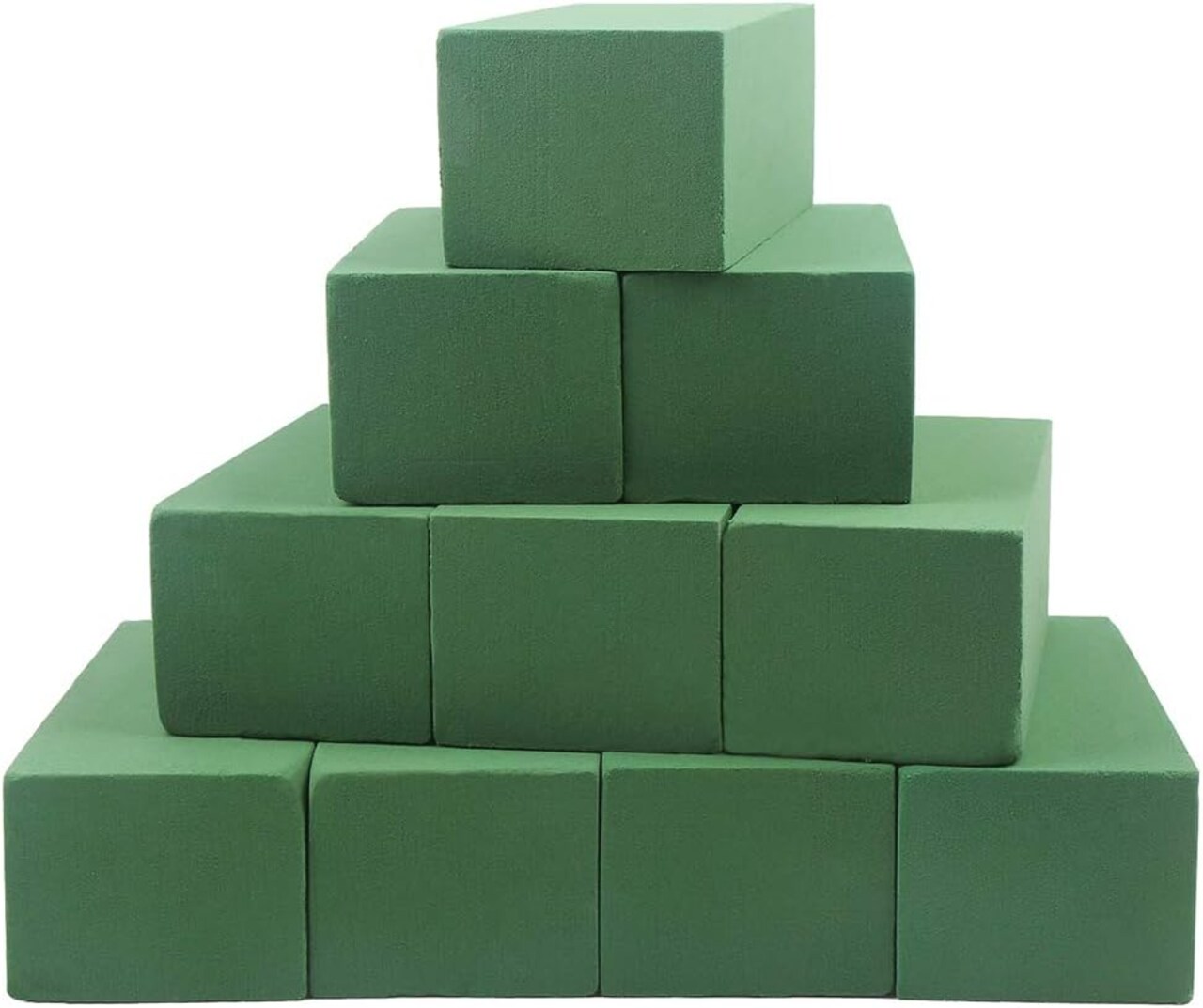 Floral Foam Bricks,Florist Foam Green Wet Blocks Supplies for Flower Arrangement DIY Craft,Pack of 10